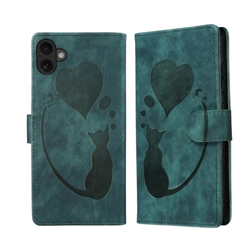 Pu Leather Flip Wallet Case For Iphone 17 6.3" With Green 968604541315