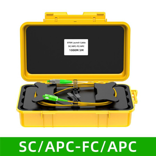 OTDR Launch Cable Box Dead Spot Eliminator Optical Fiber Test Extension Cable 1000M Fiber Optic Cable Test Tool C