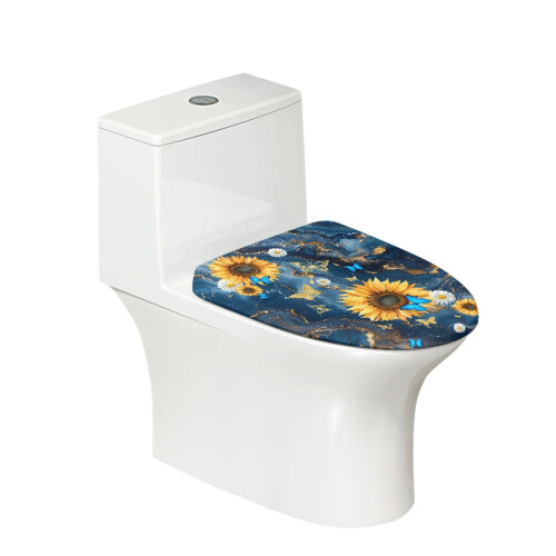 Αναπνεύσιμο ελαστικό κάλυμμα καπακιού τουαλέτας – Ελαστικό ύφασμα, σχέδιο