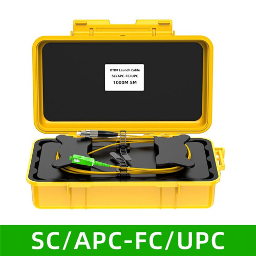 Fiber Optic OTDR Launch Cable Box Optical Fiber Test Extension Cable Dead Spot Eliminator Fiber Optic Cable Test Tool A