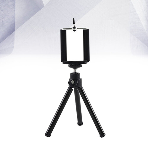 Suport telefon/tabletă/trepied cameră inteligentă, negru