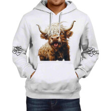 Geansaí Hoodie Prionta Eallaigh na bhFear Méideanna SAM