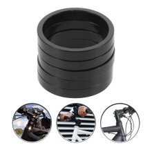 5pcs Aluminum Alloy Bike Headset Spacer 5mm Stem Spacer For Mountain Bikes Lightweight And Easy To Install Stem Spacer Bike Stem Spacer