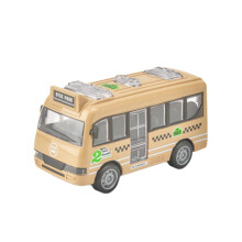 Inertia schoolbus speelgoed voor peuters met openslaande deuren en