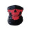 Cycling face mask warm scarf red multifunctional 1
