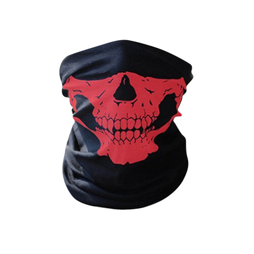 Cycling face mask warm scarf red multifunctional