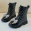 Children's Boots Single Boot British Princess Bow Zipper Short Boots 1