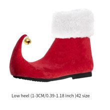1 Pair of Christmas Elf Shoes Adorable Santa Xmas Shoes Footwear Christmas Movie EU 46