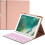 Capa com teclado compatível com iPad Pro de 12,9 polegadas (2015/2017, 1ª e 2ª geração), retroiluminação em 7 cores, sem fio e destacável, 1