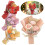 Artificial Orange Rose Bouquet 2 pcs 1