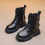 Children's Boots Single Boot British Student Laced Side Zipper Short Boots 1
