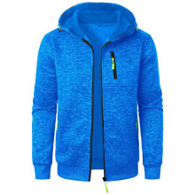 Sweat à capuche pour homme en maille jacquard, idéal pour le fitness.