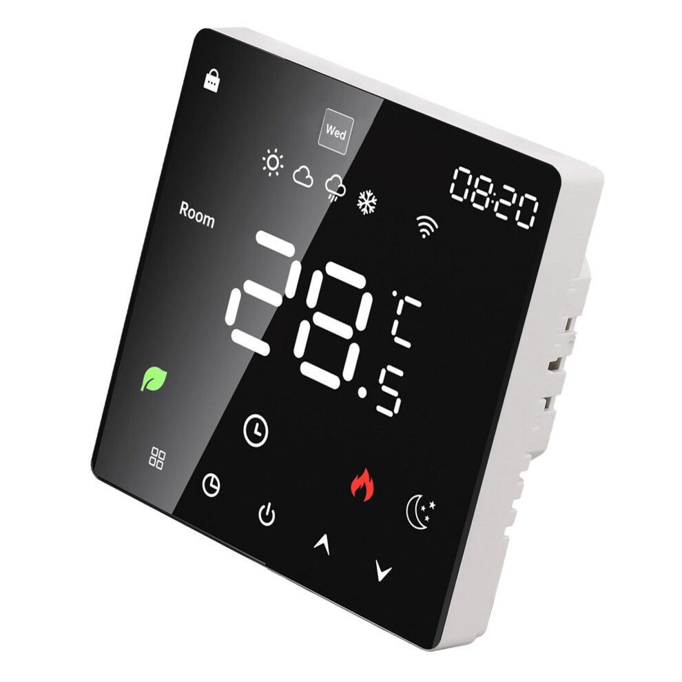 16A Lcd Color Touchscreen Thermostat, 90-240V, 4500W, 86Mm 4661388178864