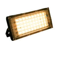 Projecteur LED étanche IP65 50W/100W, éclairage extérieur de jardin avec réflecteur LED, diffusion de la lumière, restitue les couleurs
