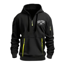 Geansaí Hoodie Seanré Muinchille Fada Ócáideach d'Fhir le
