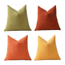 4 st. 35x35 cm mjuka örngott i bomull och spandex (98 % bomull, 2 % spandex), andningsbara och ansiktsvänliga örngott, standardstorlek, dekorativa