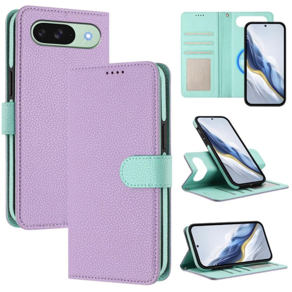 Rfid-Blocking 2-In-1 Detachable Bicolor Wallet Case With Wrist Strap For Google Pixel 9 Pro Xl 9009879201793