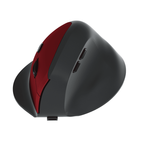 Verticale draadloze muis Bluetooth 5.0 en 2.4G 1600 DPI