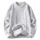 Herrenpullover, langärmelig, warm, Rundhalsausschnitt, modisch, bequem, einfarbig, Pullovermantel für Herren 1