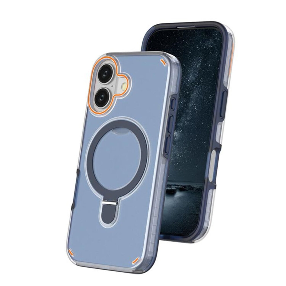 Iphone 16 Case Magsafe Compatible Shockproof Soft Tpu Blue 968604574573