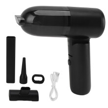 Quiet Electric Air Duster Cordless Handheld Vacuum, Portable Mini Sweeper with Long Battery Life for Car Home Use