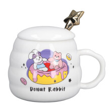 Cană drăguță cu pisică, cană de cafea ceramică rafinată, material ecologic care asigură o băutură sigură, design unic cu mâner ergonomic,