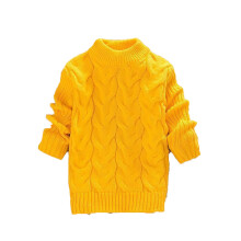 Baby Girl Clothes Baby Girl SweaterUtumn and Winter New Children's Sweater Boys Round Neck Sweater Girls Thick Bottom Pullover Low Neck Sweater