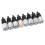 8 Colors 40ml Eyebrow Tattoo Practice Ink for Microblading & Brow Makeup 1