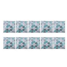 Peel And Stick Backsplash For Seamless Home Updates, 10Pcs, Comfortable Touch, Waterproof Heat Resistant Tiles, Convenient And Practical, Strong