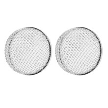 RV Furnace Vent Stainless Steel 2.8in 2 Pack Camper Heater Exhaust Mesh Cover