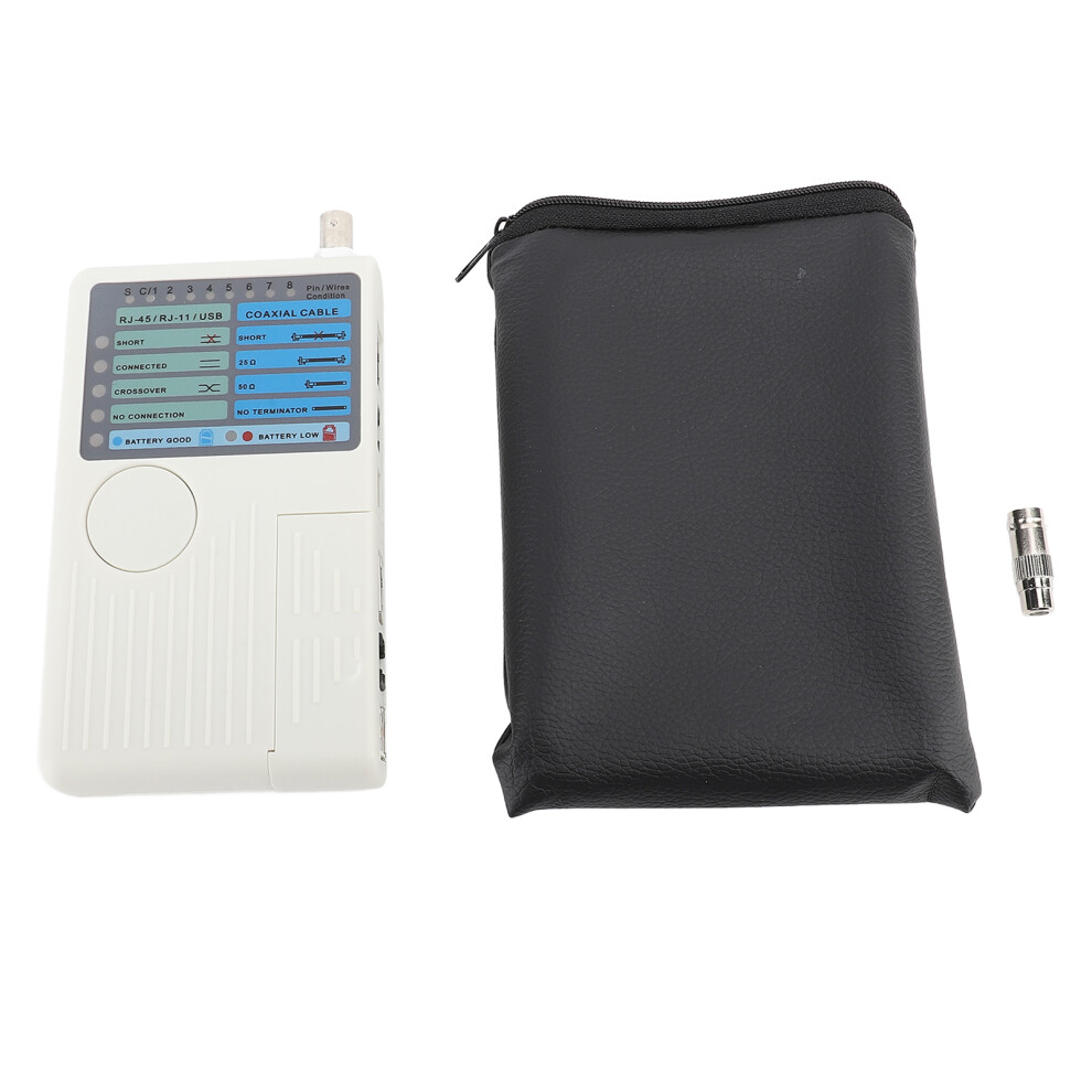 Easy To Use Network Cable Tester With Support For Rj11rj45usb Bnc Interfaces, Features Led Fault Detection And Remote Testing Up To600feet, Ideal 9489952133065