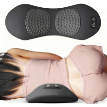 3-in-1 rugmassageapparaat, verbeterde versie 2025 voor een betere vibratiemassage en ergonomische ondersteuning, verlicht nek-, schouder- en