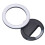 Portable Lighting for Video Recording, Selfie Ring Light with3Color Modes LED Lighting for Computer Webcam Rechargeable Ring Light with Adjustable 4