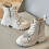 Children's Boots, Single Boots, British, Side Zipper Short Boots 1