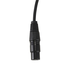 4X Right Angle Male to Female XLR Cable, Microphone Cord, DMX Signal Wire Cord for Equilibrium / Mixer / Amplifier