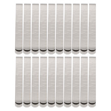 Pinning Accessories Stainless Steel Hemming Clips For Accurate Seam Alignment Anti Rust Fabric Clamps With Measuring Ruler