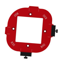 4-in-1 hoekradiusmalset – R30, R35, R40, R50 Aluminiumlegering houtbewerkingsfreesmal met vlakfrees