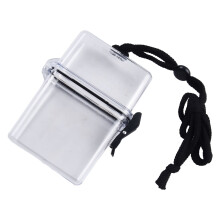 Étui de sport étanche avec cordon pour kayak, rafting et natation. Rangement hermétique pour clés, cartes d'identité et petits objets.