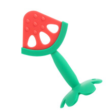 Strawberry Silicone Baby Teether Toy - Washable