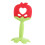 Apple Silicone Teether Toy for Newborns, Washable 1