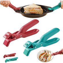 Silicone Hot Plate Gripper Heat Resistant Pot Holder Clip 1