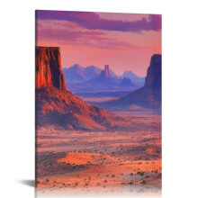 Hunts Mesa Valley Utah Arizona Photo Photograph Cool Wall Art Print Poster 12x16 in
