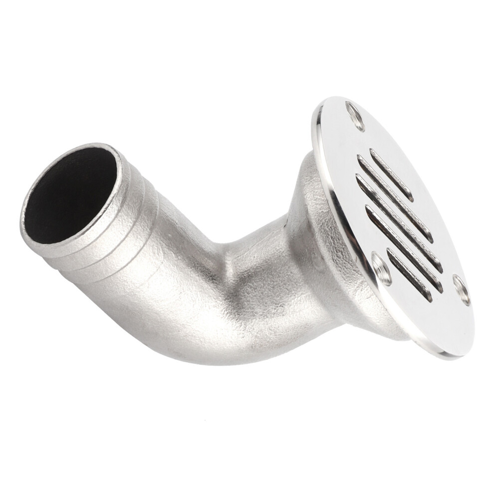 316 Stainless Steel Marine Deck Drain 90 Elbow, 32Mm, 76Mm Panel 4281392106747