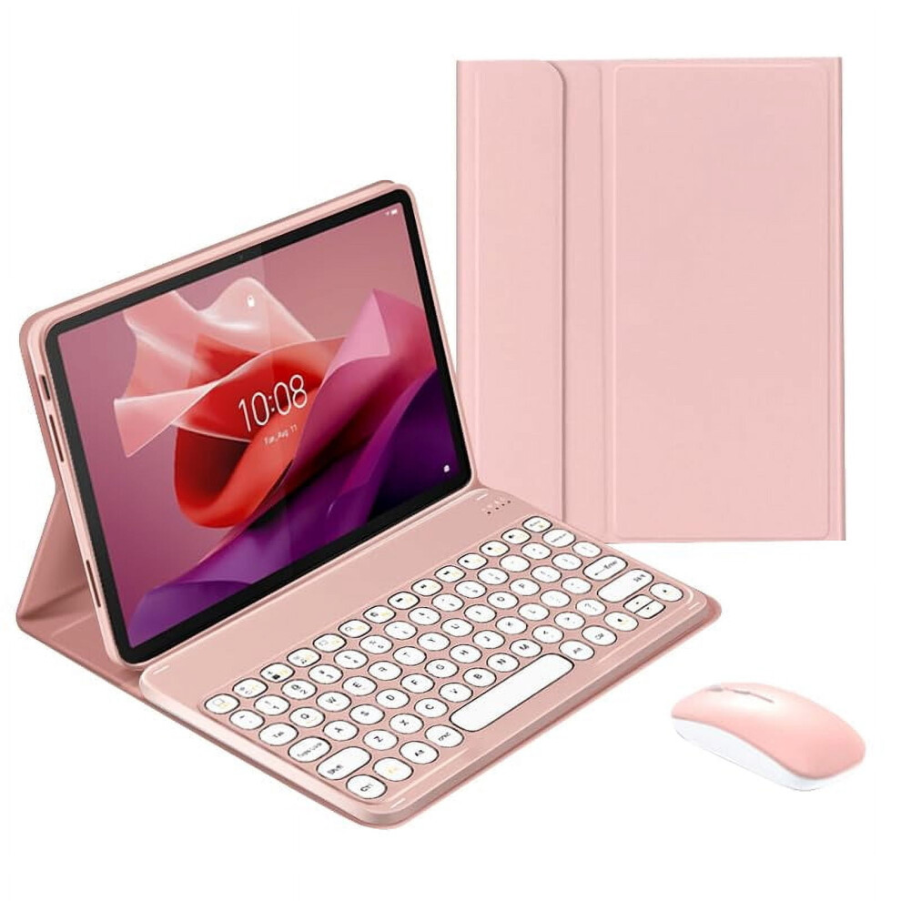 Keyboard Case With Mouse Compatible With Lenovo Tab P11 (2Nd Gen) 11.5" 2023 (Tb350fu), Detachable Wireless Keyboard & Pu Stand Cover 9773935336926