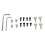 Vesa Adapter Plate 75x75 100x100 Aluminum Silver 9