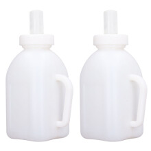 Chupete de silicona duradero, biberón para animales de granja con asa reforzada para terneros y corderos, alimentador de leche portátil para