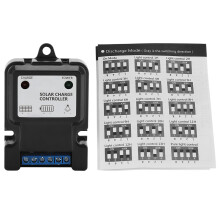 Controler de încărcare solară Pwm, încărcător automat de baterie 6V12V cu gestionare completă a încărcării în 3 etape pentru performanțe