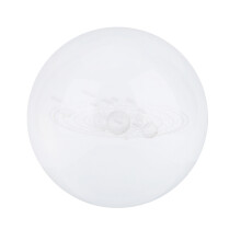 Glob rotativ cu energie solară de 80 mm, cristal gravat cu laser 3D, piesă centrală sau colecție luxuriantă din cristal transparent, limpezește