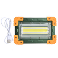 Luzes de trabalho portáteis super brilhantes, luzes de trabalho LED recarregáveis com COB de alta potência de 5000 lúmens, iluminação externa