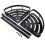 Drill Installation Shower Racks, Aluminium Alloy For Solid And Rustproof Durability, Space-Saving Triangular Basket Shape 1